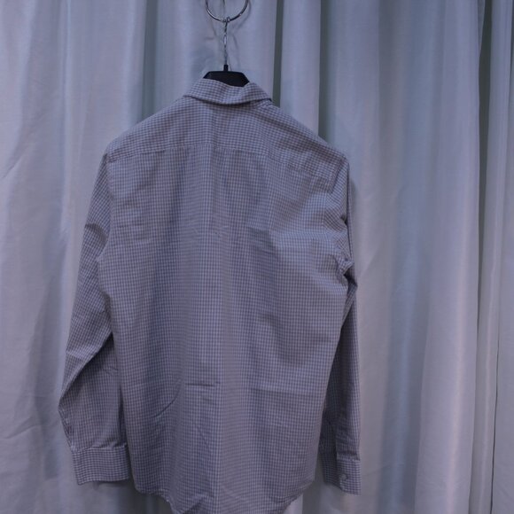 Cutter & Buck Gray Gingham Men's Shirt - Picture 7 of 9